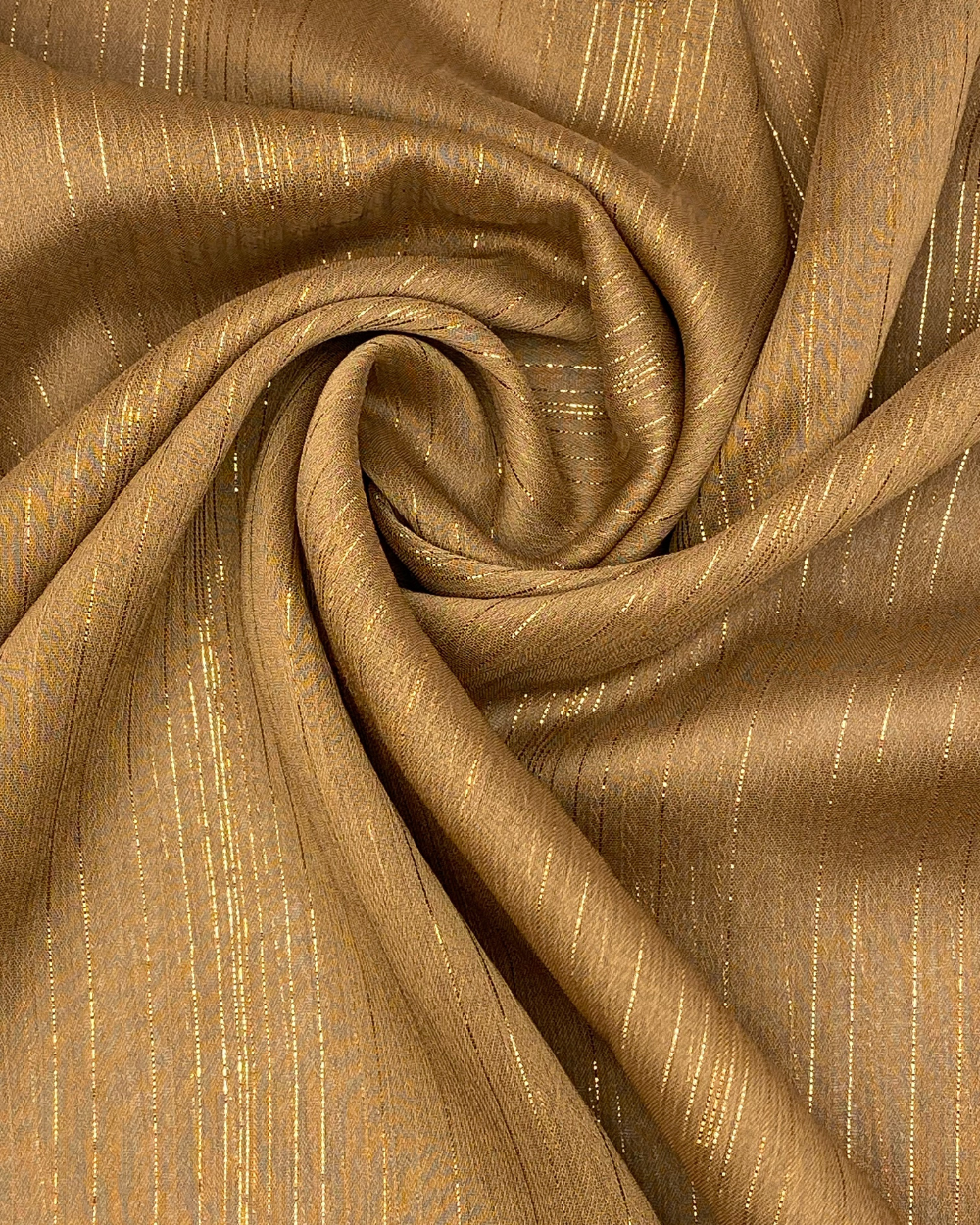 Metallic Chiffon - Brown