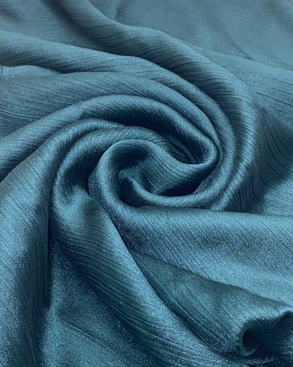Crinkle Silk - Electric Blue