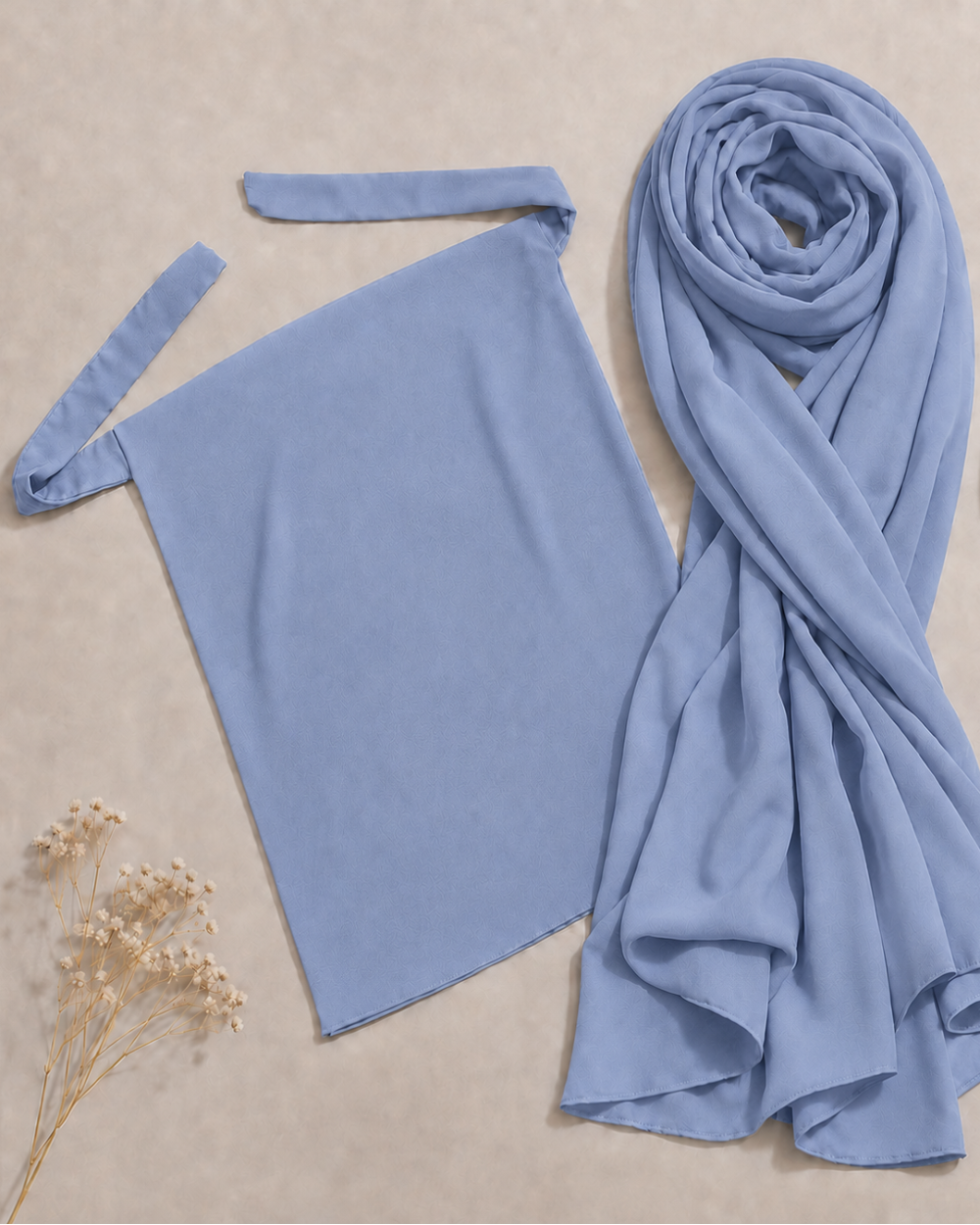 Georgette Niqab - Blue