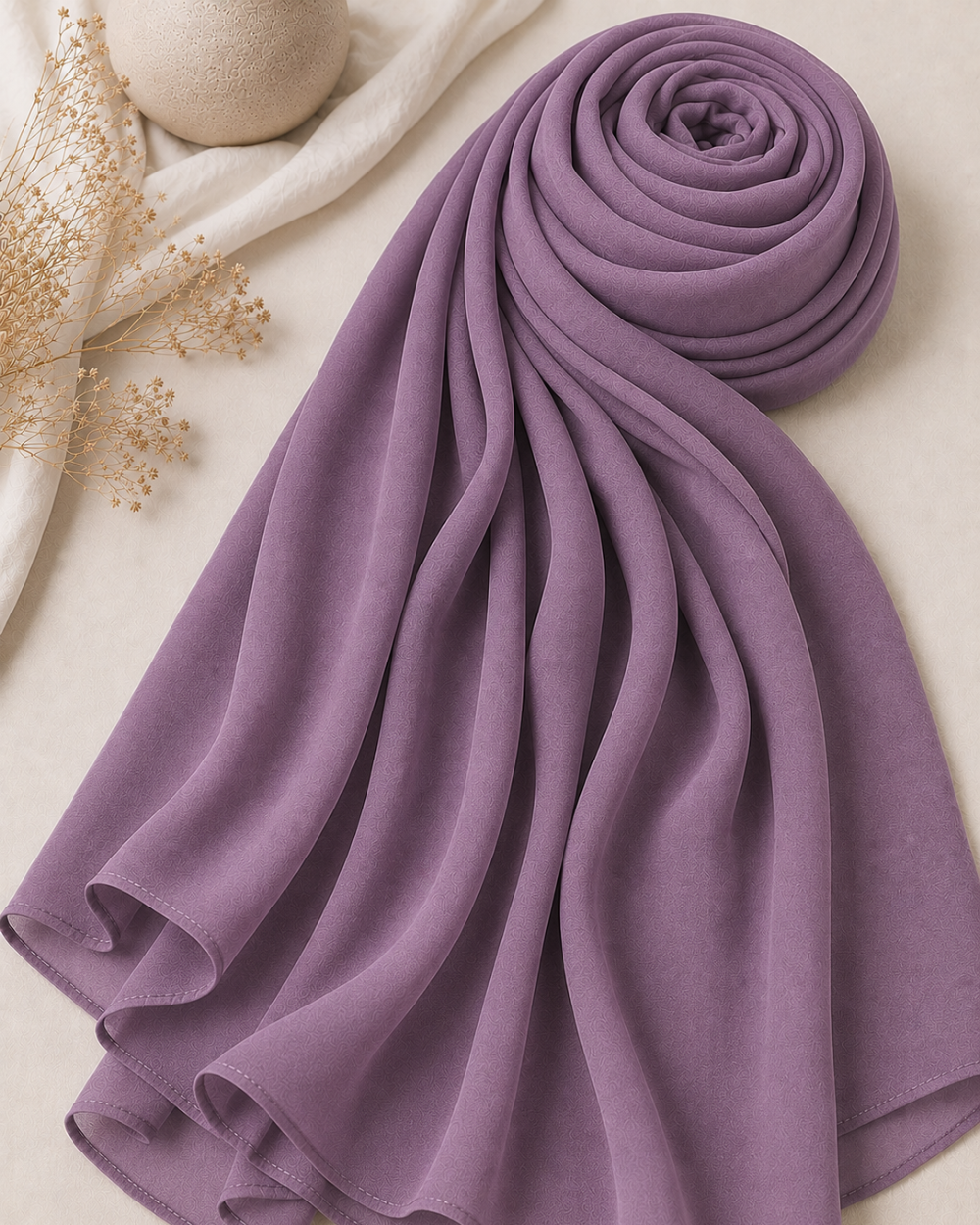 Georgette Hijab - Lilac
