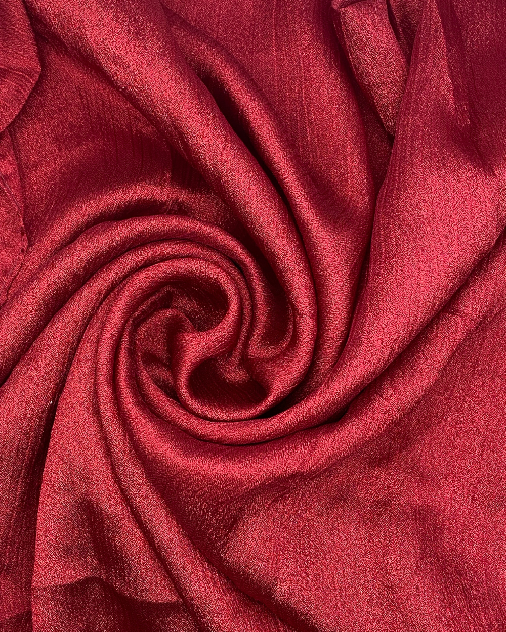 Crinkle Silk - Maroon