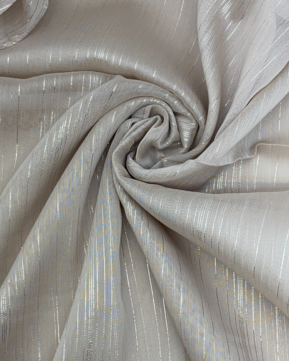 Metallic Chiffon - Silver