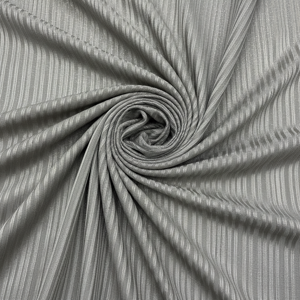 Ribbed Jersey - Silver