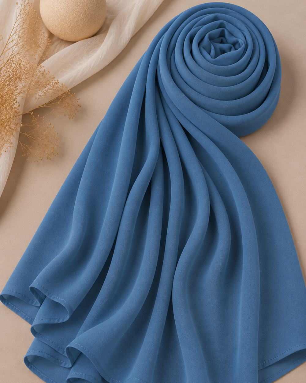 Georgette Hijab - Sky Blue