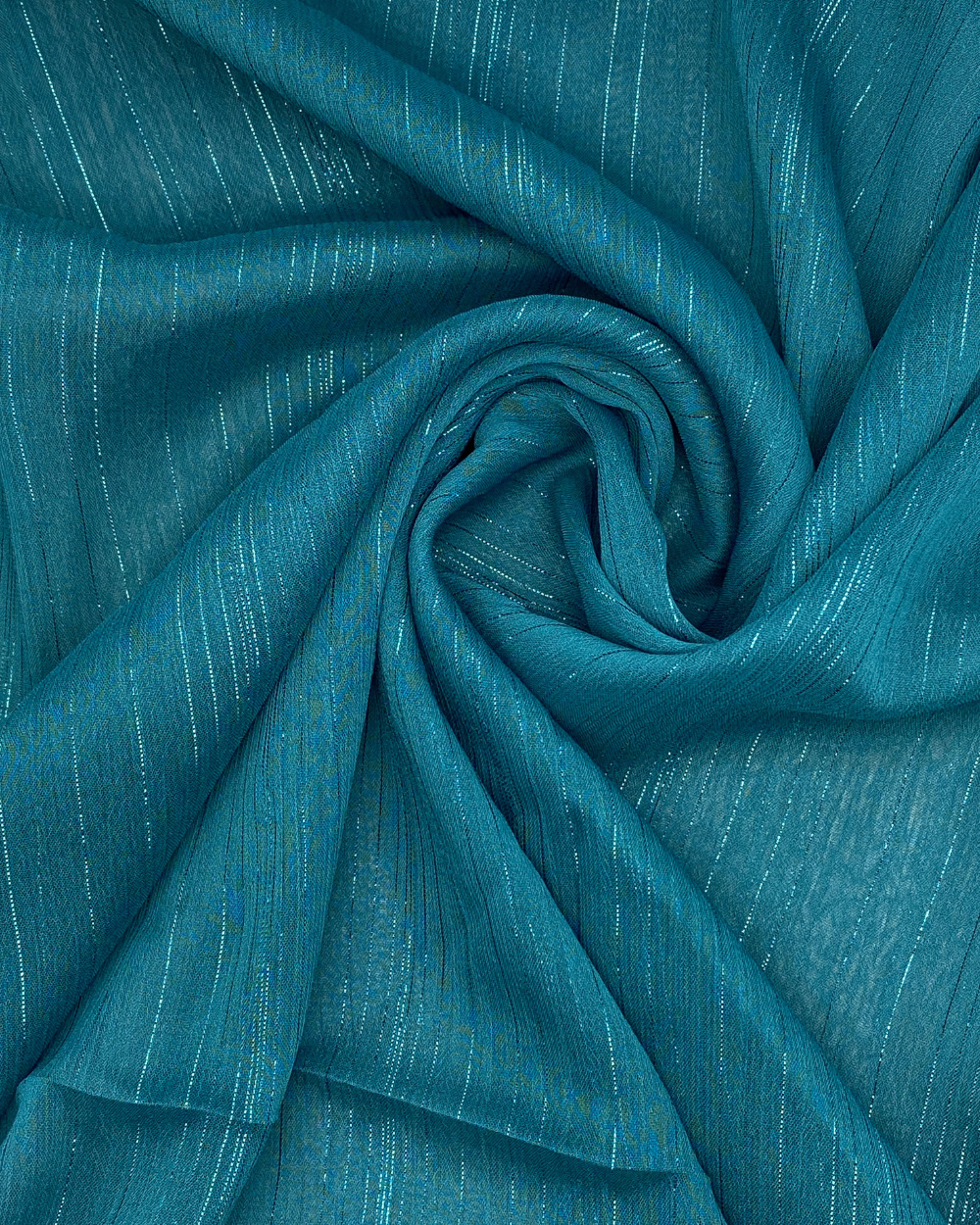 Metallic Chiffon - Zinc