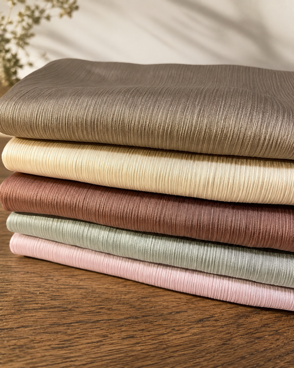 Crinkle Silk Hijabs