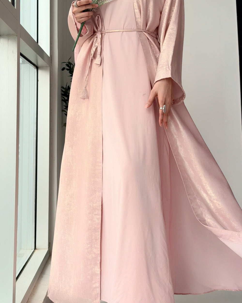 Arabic Shimmer Abaya Sets