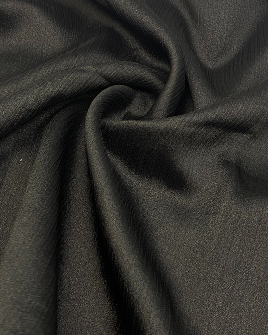Crinkle Silk - Black