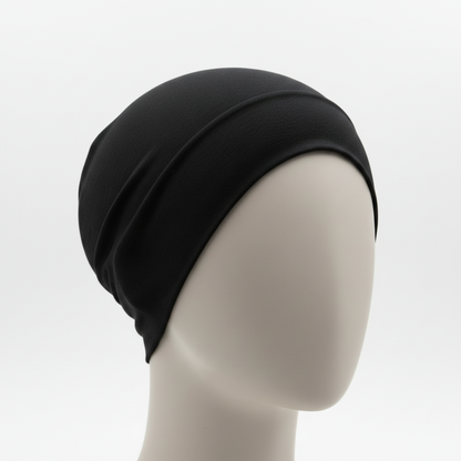 Black Hijab Cap