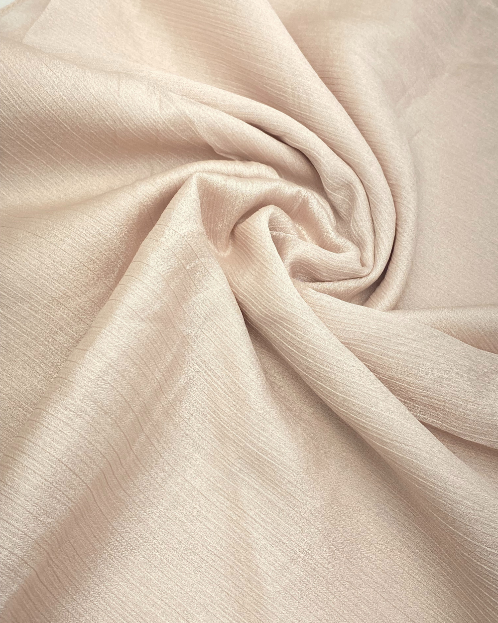 Crinkle Silk - Blush Pink