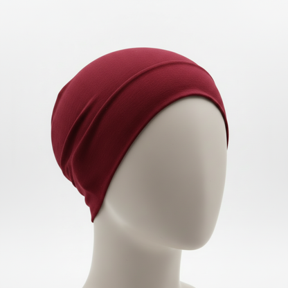 Burgundy Hijab Cap