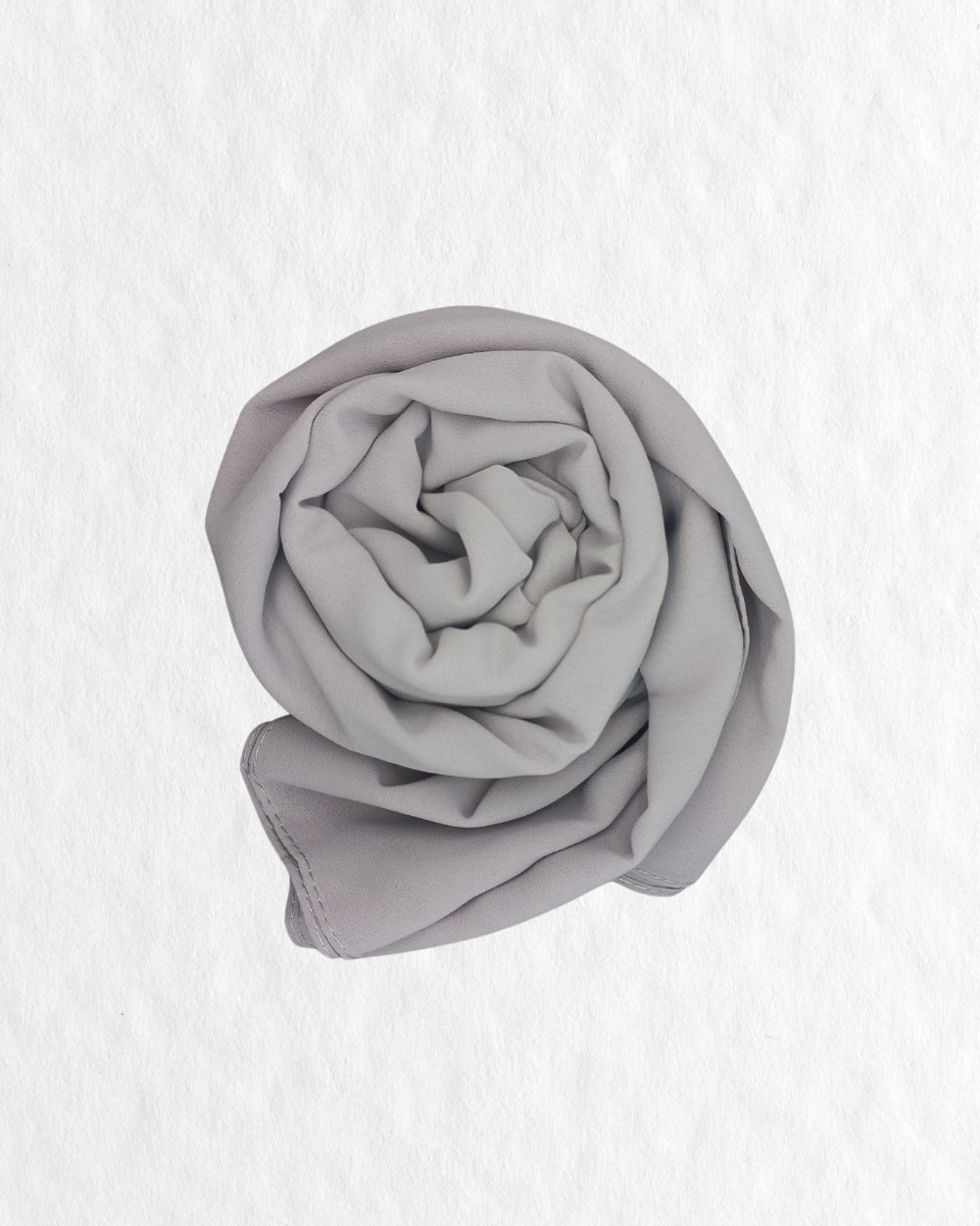 Georgette Hijab - Chalk White