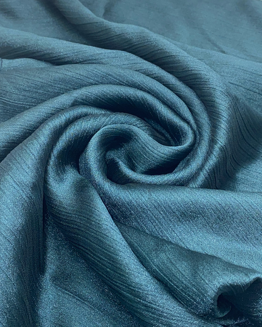 Crinkle Silk - Electric Blue