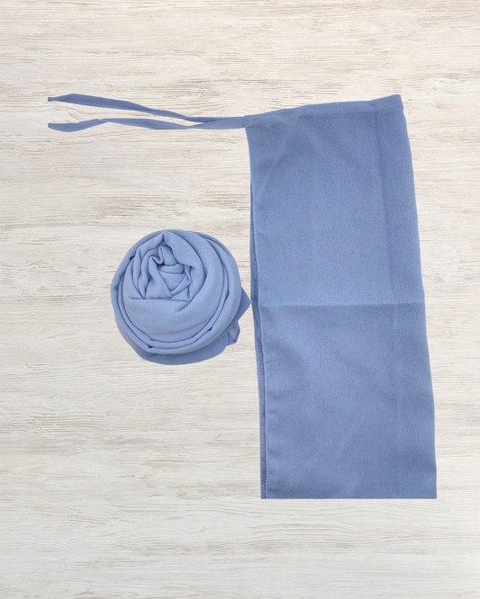 Georgette Niqab - Blue
