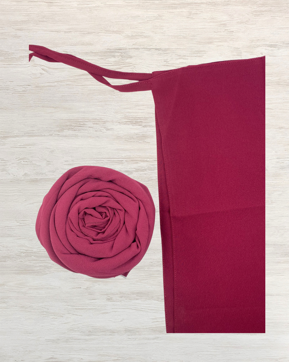 Georgette Niqab - Maroon