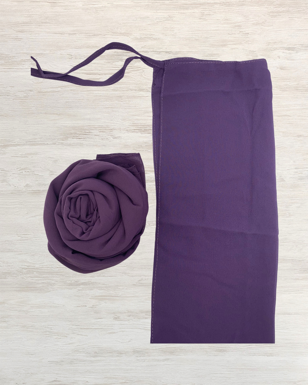 Georgette Niqab - Purple