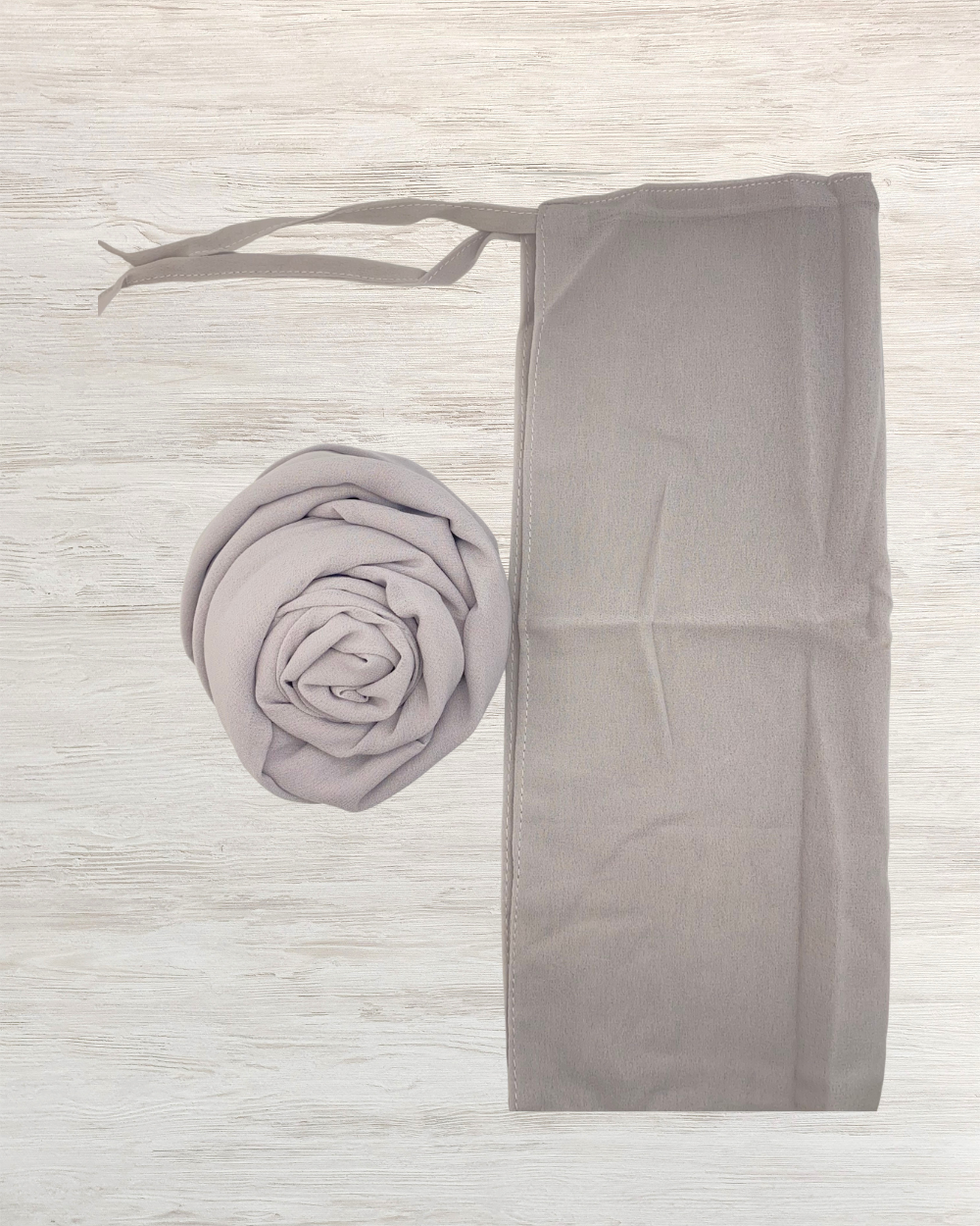 Georgette Niqab - Silver