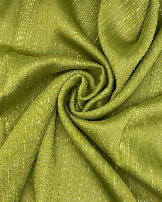 Metallic Chiffon - Green