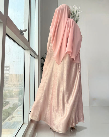 Arabic Shimmer Abaya - Lilac