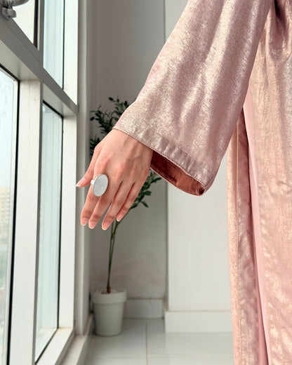 Arabic Shimmer Abaya - Lilac