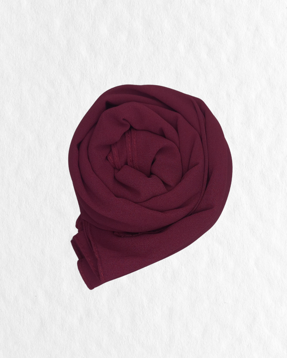 Georgette Hijab - Mahogany