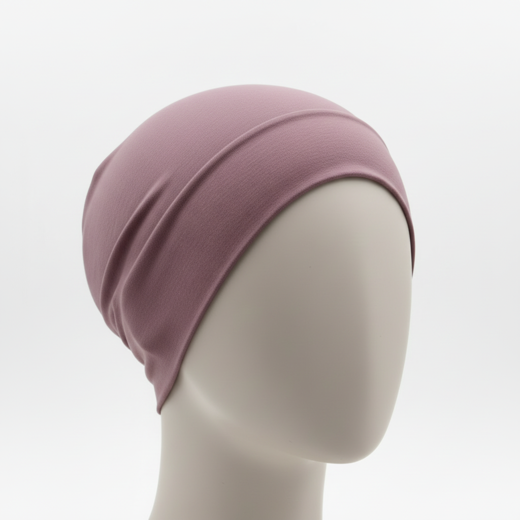 Mauve Hijab Cap