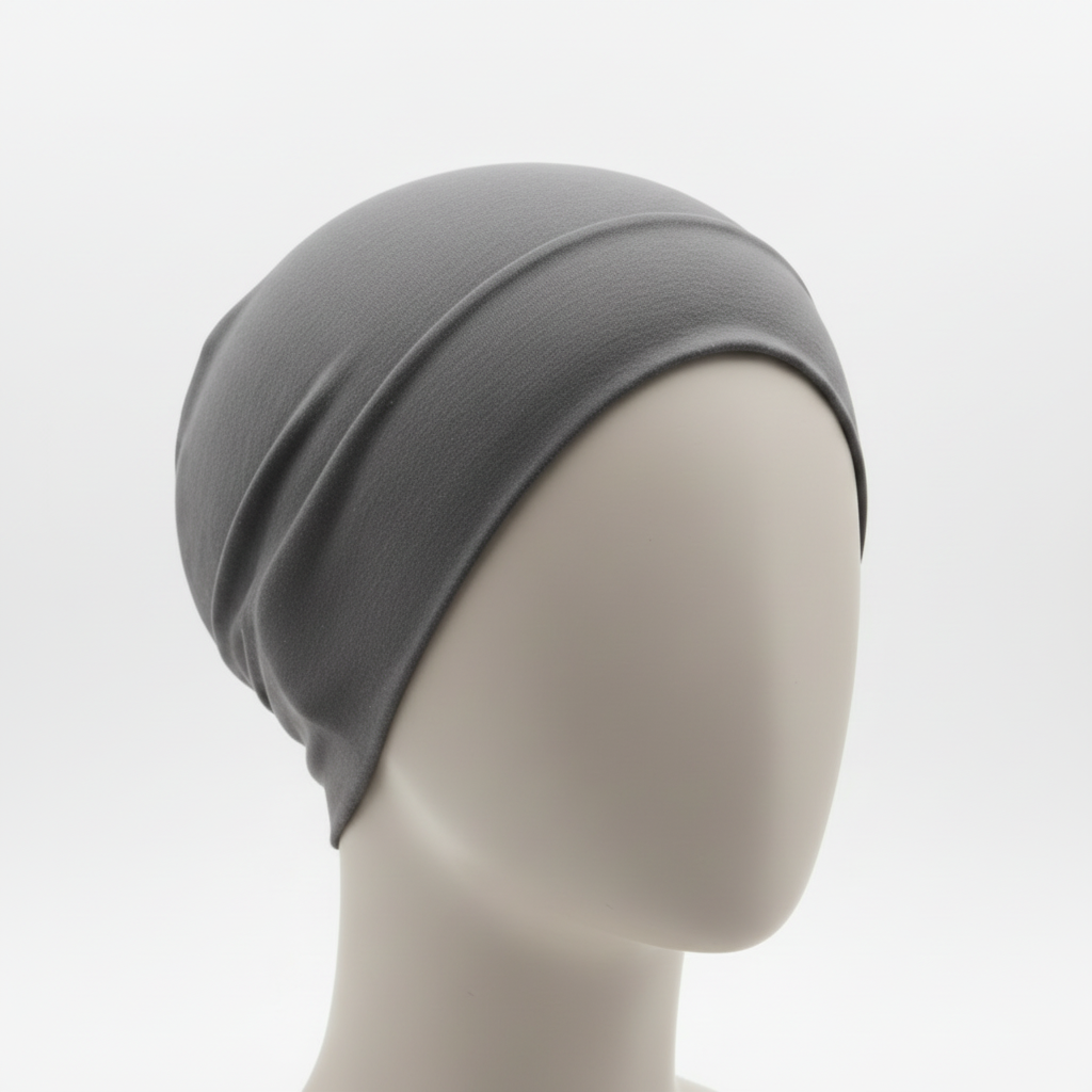 Mid Gray Hijab Cap
