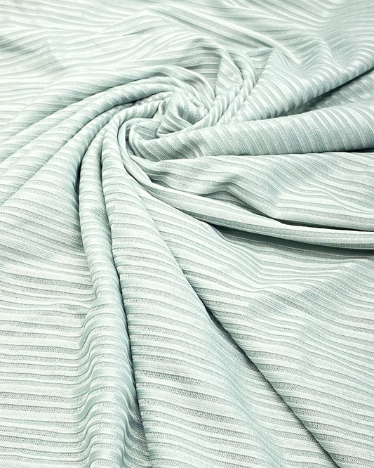Ribbed Jersey - Misty Green