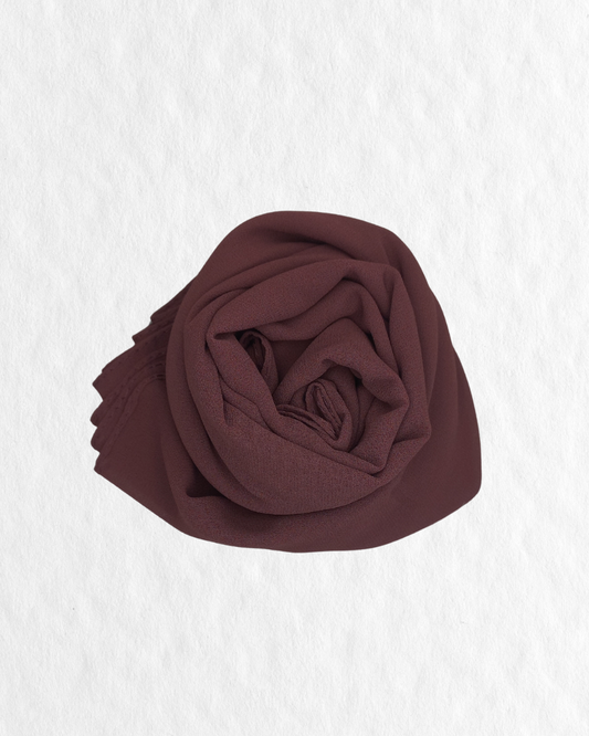 Georgette Hijab - Mocha