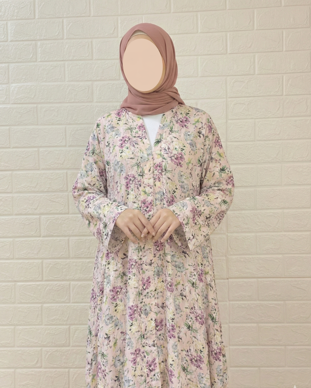 Printed Abaya 7