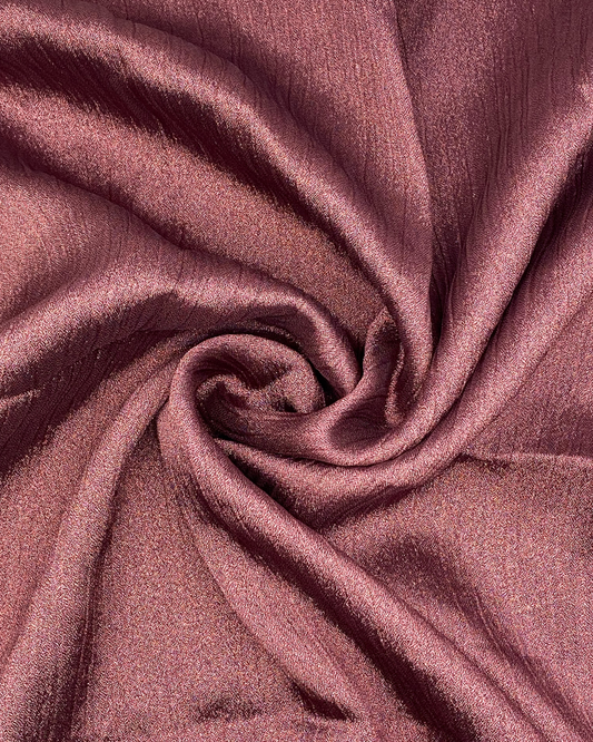 Crinkle Silk - Reddish Grey