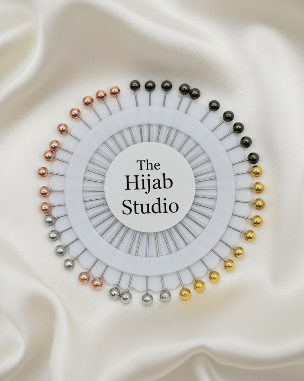 Hijab Pin Wheel - Fabric Background
