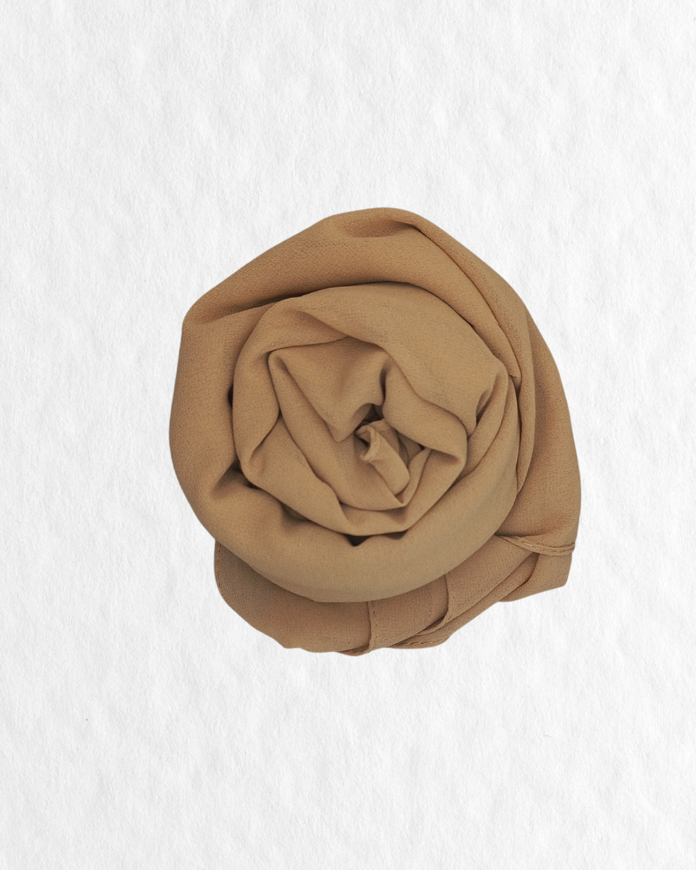Georgette Hijab - Tortilla Brown