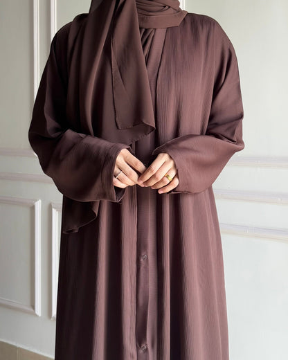 Zoom Nida Abaya - Brown