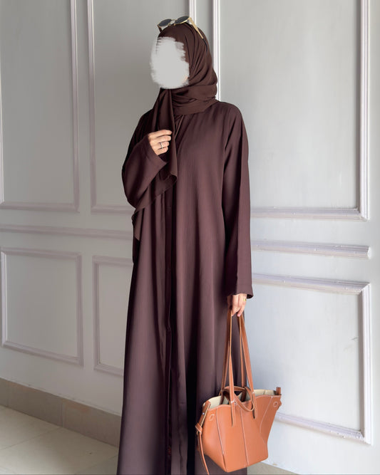 Zoom Nida Abaya - Brown