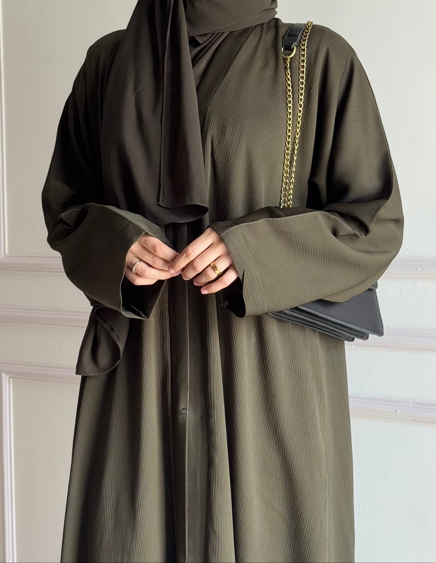Zoom Nida Abaya - Olive Green