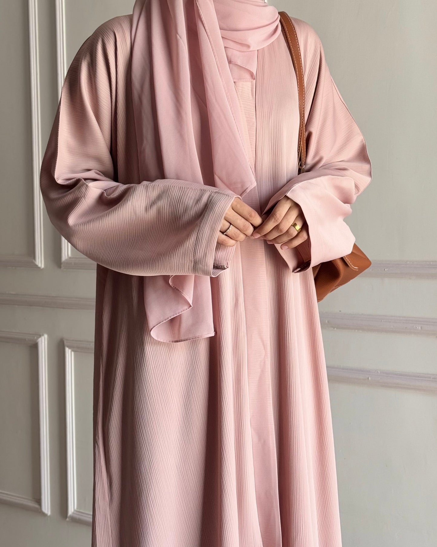 Zoom Nida Abaya - Pink