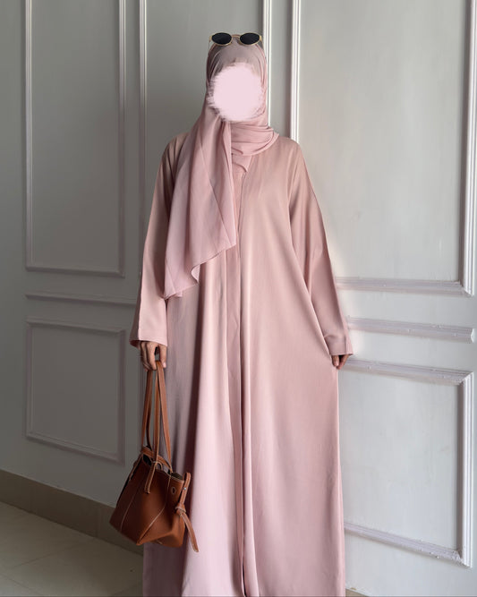 Zoom Nida Abaya - Pink
