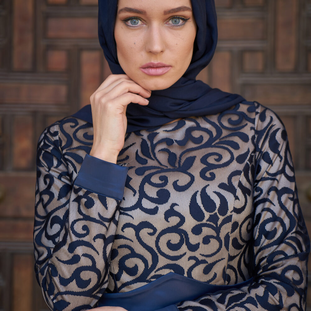Printed Georgette Abaya