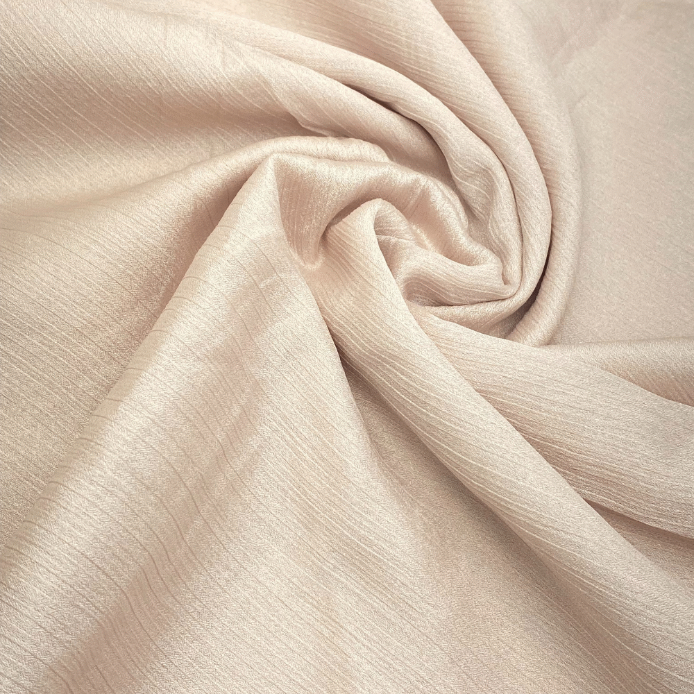 Crinkle Silk - Blush Pink